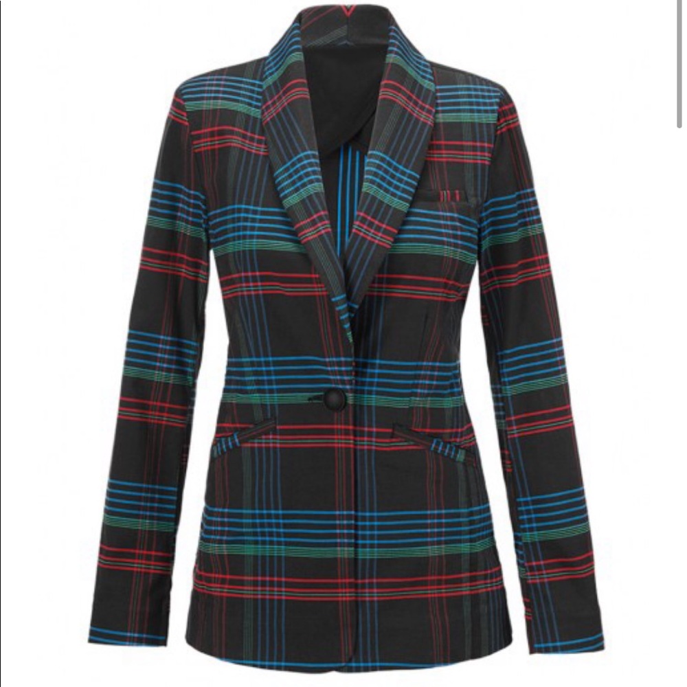 Plaid Holiday Blazer